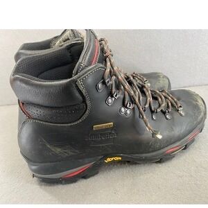 Zamberlan Men's 10.5 Leather Gore-Tex‎ Hiking Backpacking Boots Black Italy